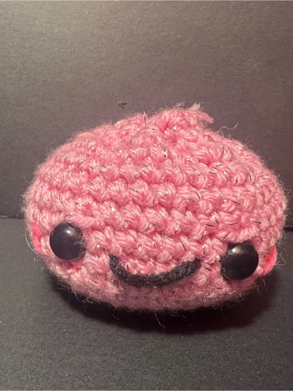 Handmade Pink Crochet dumpling Kawaii Amigurumi